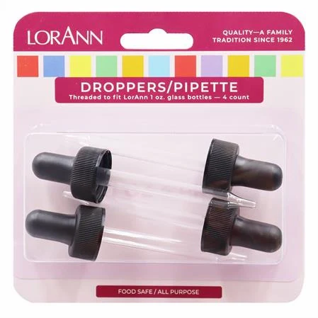 Eye Dropper (1 oz) (4 pack) - Candy Making - LorAnn Oils - Canadian Distribution - Ships Free Within Canada on Orders Above CAD $199