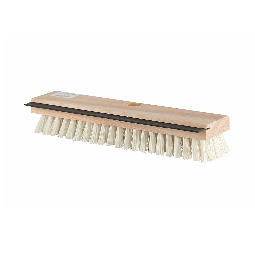 12 Inch Poly Fiber Deck Scrub Head With Squeegee - Sold By The Case - Image 2
