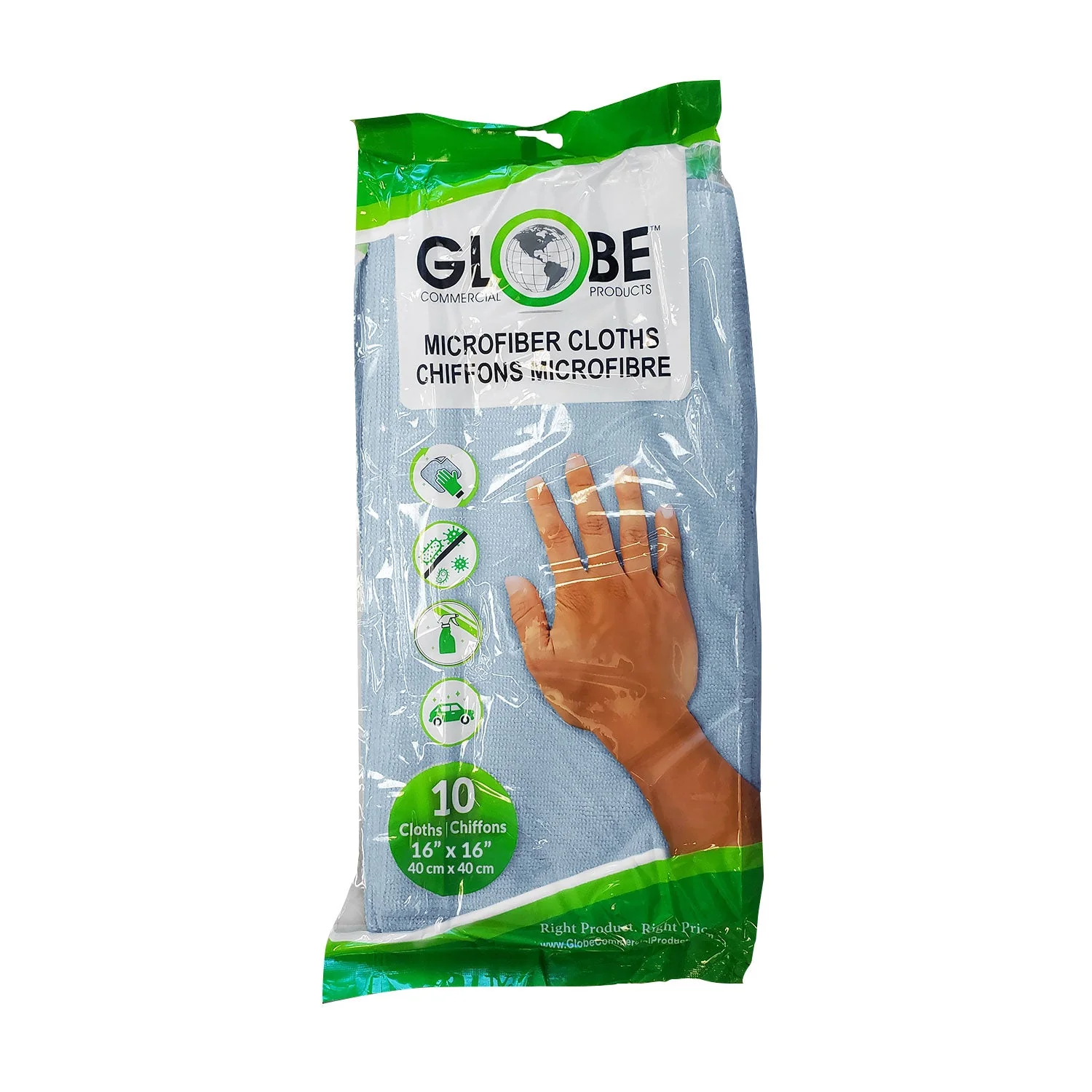 16 Inch X 16 Inch 240 Gsm Microfiber Cloths - Sold By The Case - Image 2