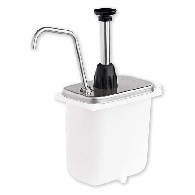 2 Qt Fountain Jar Pump, 2 oz | Stainless Steel - Image 3