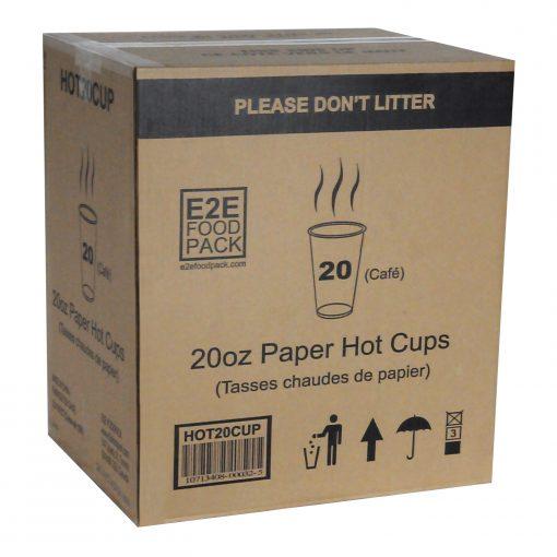 20 oz Coffee Hot Drinks Paper Cups, Elegant Cafe Print Design, Fully Recyclable (500 cups) - Image 3