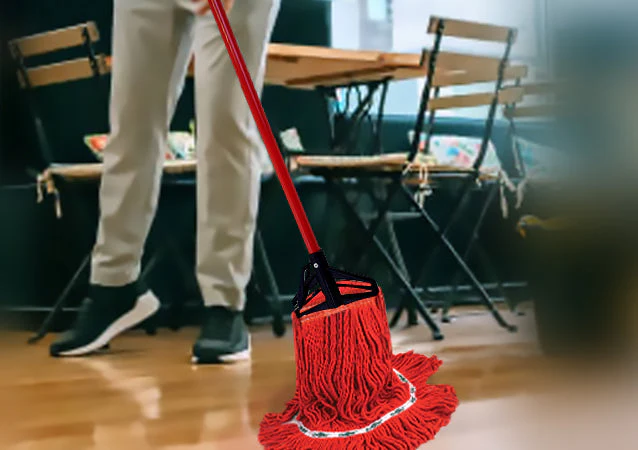 20 Oz Synthetic Narrow Band Looped End Wet Mop - Sold By The Case - Image 2