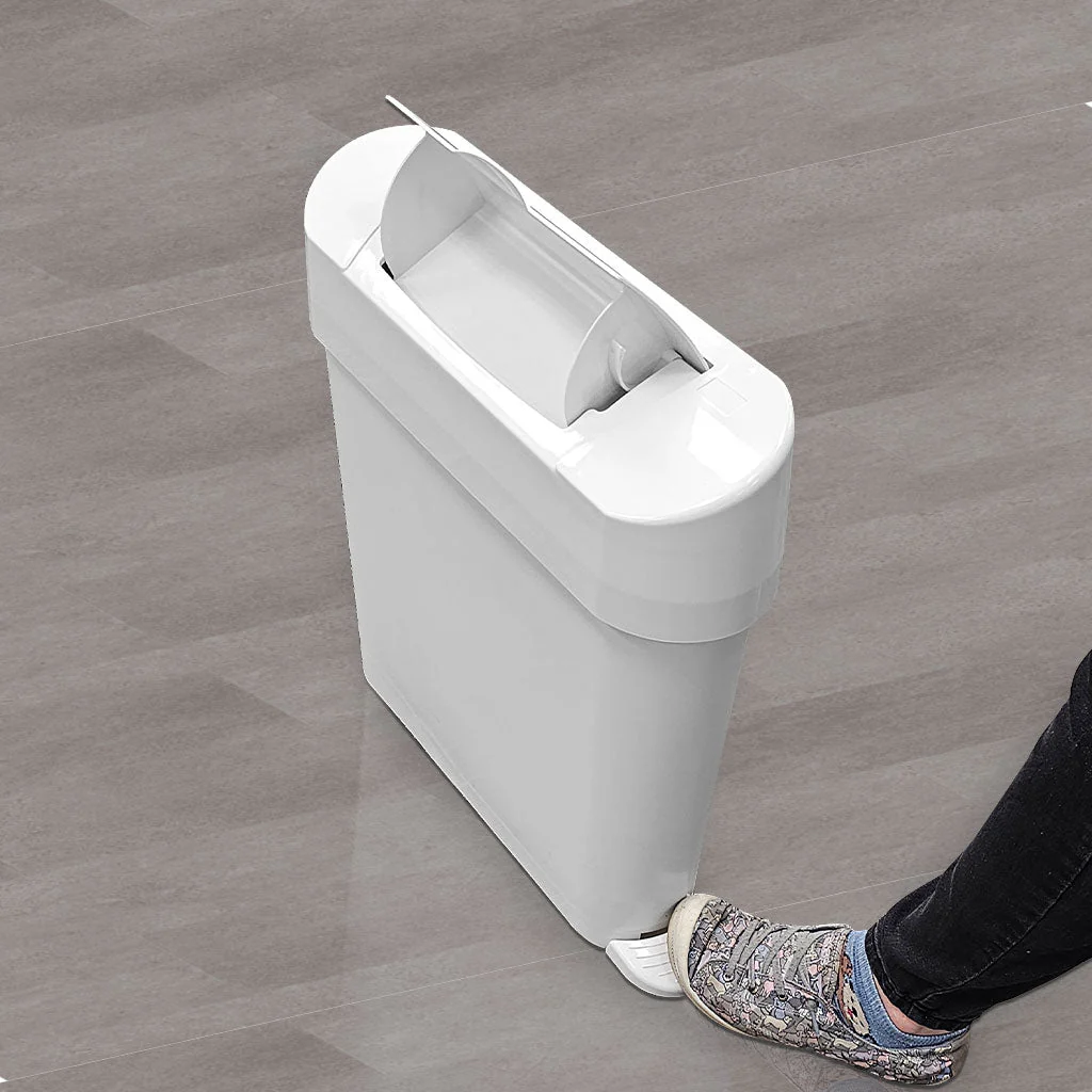 22L Foot Pedal Sanitary Napkin Receptacle - Sold By The Case - Image 3