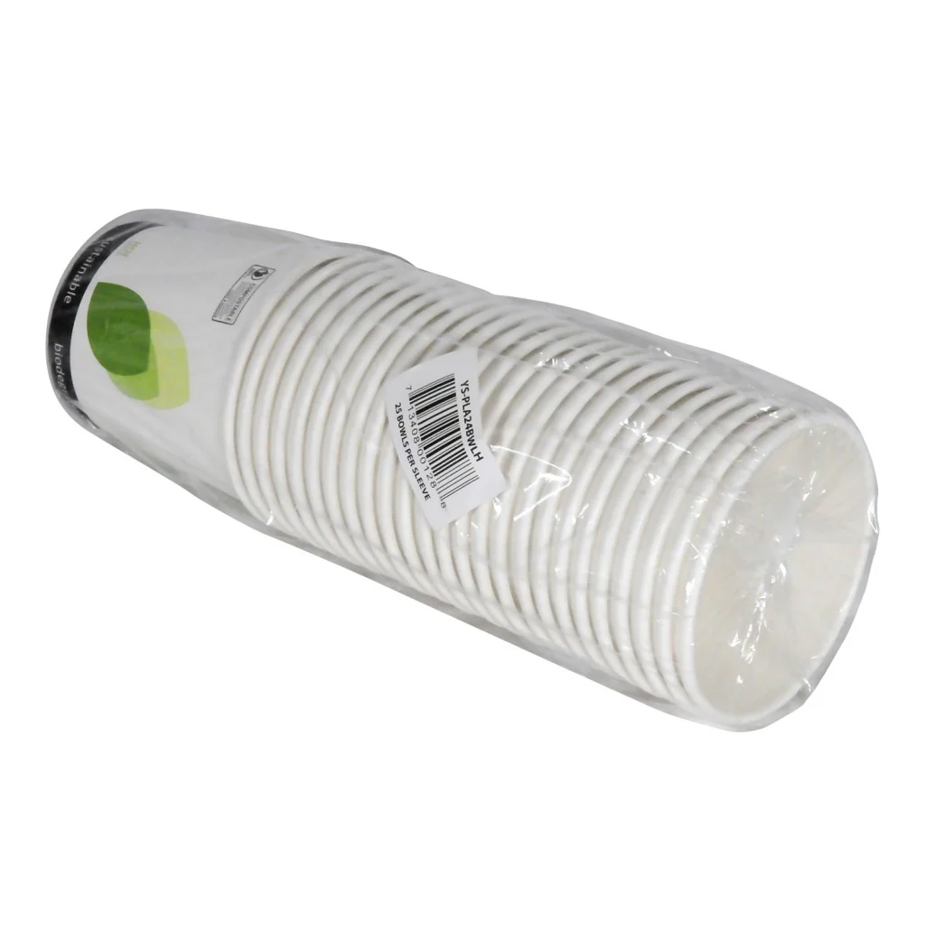 24 oz Eco Friendly Ice Cream/Froyo/Soup Paper Cups/Containers/Bowls (250/Cs) - Image 3