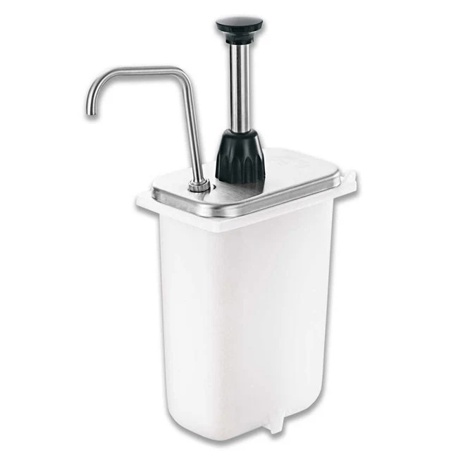 3 1/2 Qt Fountain Jar Pump, 2 oz | Stainless Steel - Image 2
