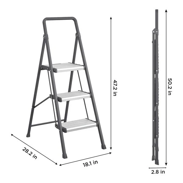 3-Step Folding Step Stool - Cosco - Restaurant Foodservice Equipment and Accessories - Canadian Distribution - Image 4