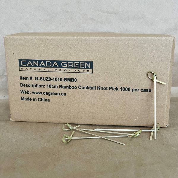 4" Bamboo Sandwich Spike 1000/10,000 case - Disposable Take Away Food Packaging - Canadian Distribution - Image 2