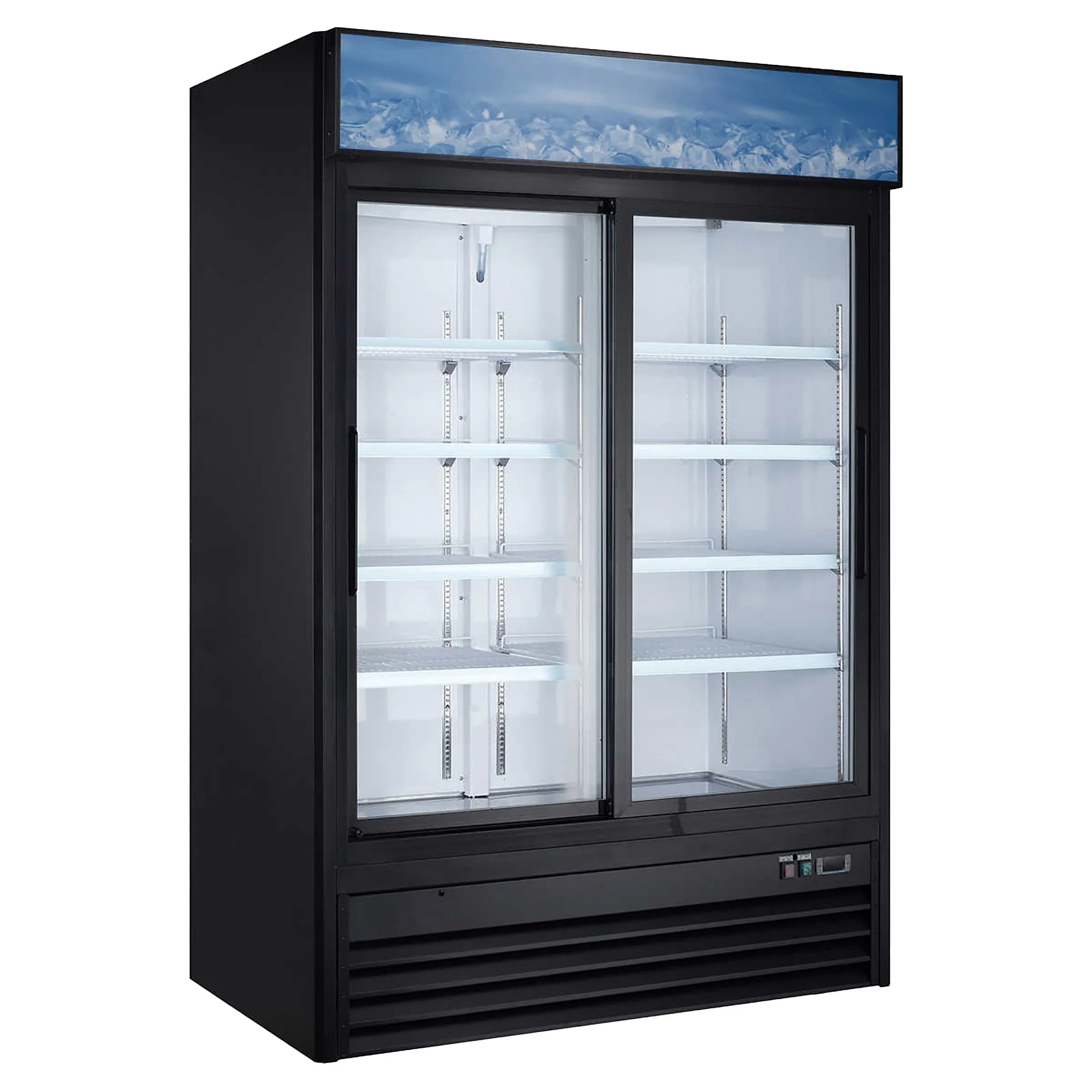 44 cu ft Merchandiser - 2 Sliding Doors - Eurodib - Restaurant Equipment and Smallwares - Canadian Distribution