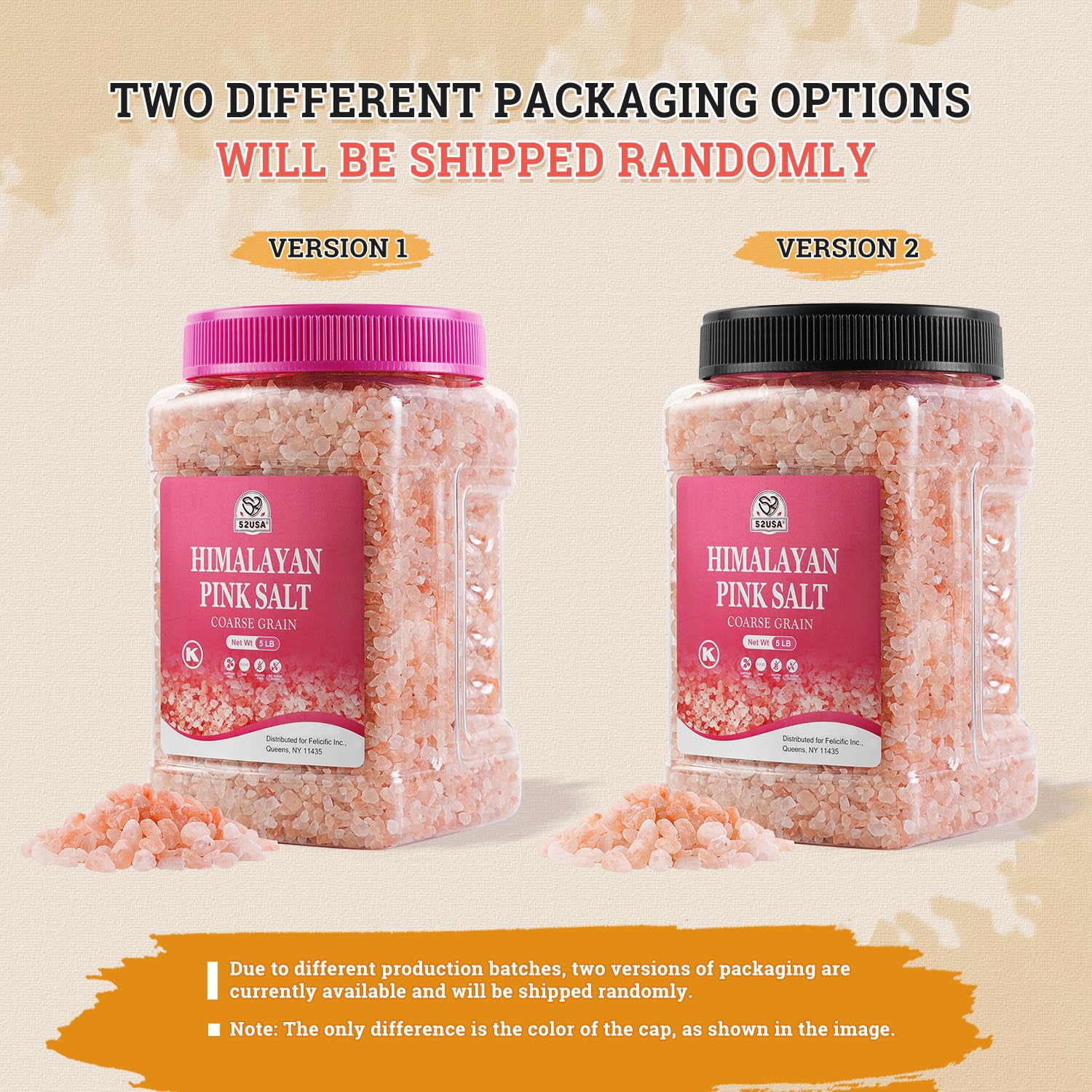 52USA โ Himalayan Pink Salt โ Coarse Grind โ 5 lb - Canadian Distribution - Ships Free Within Canada on Orders Above CAD $199 - Image 5