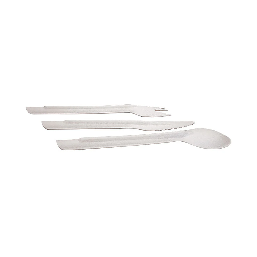 6.25" Bagasse Compostable Spoons or Forks or Knives- 1000 Per Case - Sold By The Case - Image 5