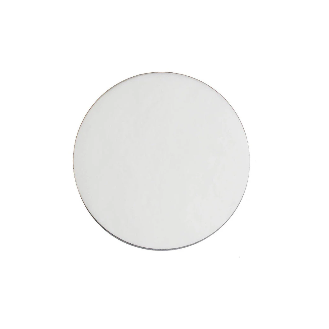 7" Silver Round, 0.08" Thin Cake Board - Canadian Distribution - Ships Free Within Canada on Orders Above CAD $199