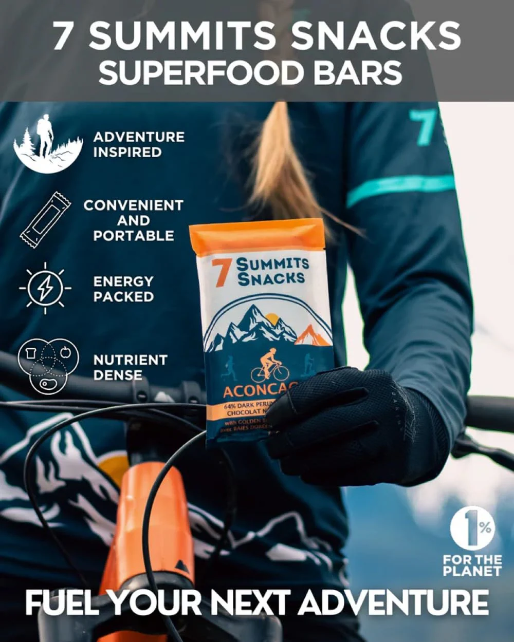 7 Summits Snacks Denali Superfood Chocolate Bar – 12 Pack (80g each) - Canadian Distribution - Ships Free Within Canada on Orders Above CAD $199 - Image 2