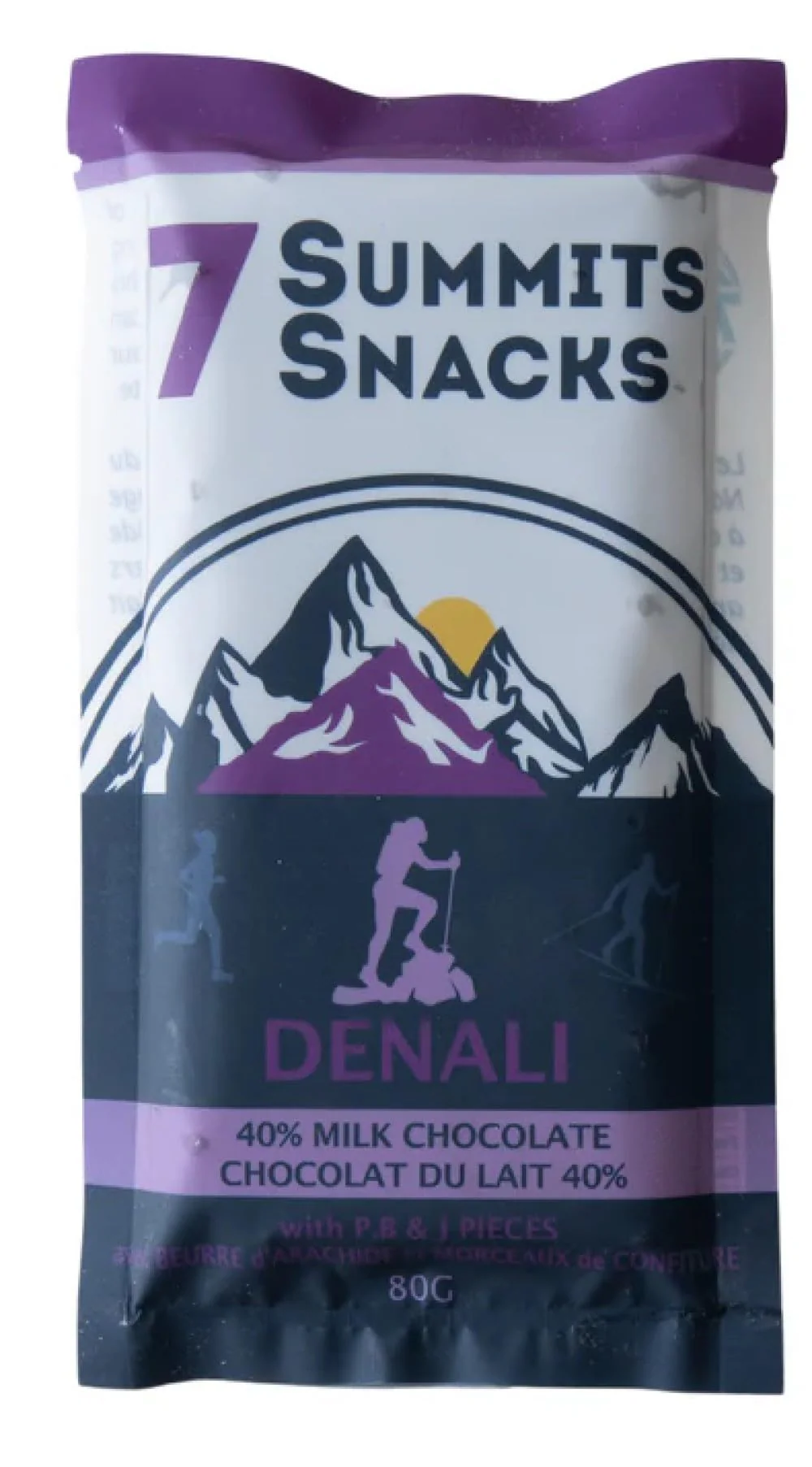 7 Summits Snacks, Denali Superfood Chocolate Bar 80g (Pack of 1)
