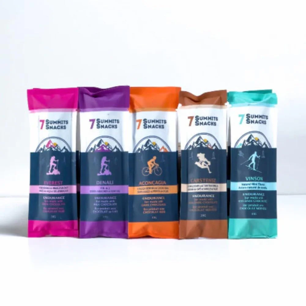7 Summits Snacks Energy Bar Explorer Box – 10 Pack (31g each) - Canadian Distribution - Ships Free Within Canada on Orders Above CAD $199