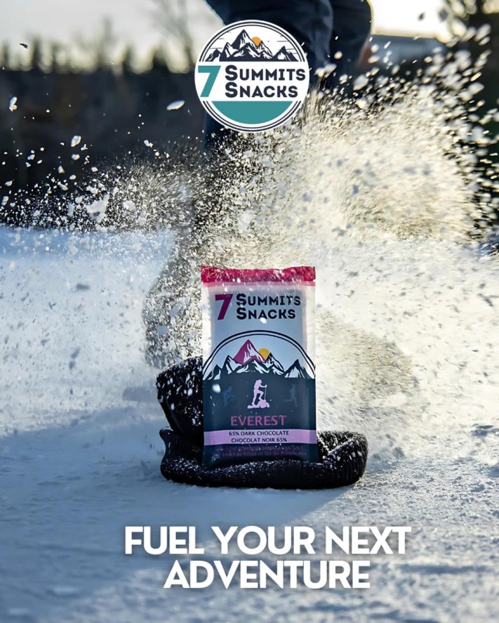 7 Summits Snacks Everest Superfood Chocolate Bar – 12 Pack (80g each) - Canadian Distribution - Ships Free Within Canada on Orders Above CAD $199 - Image 4