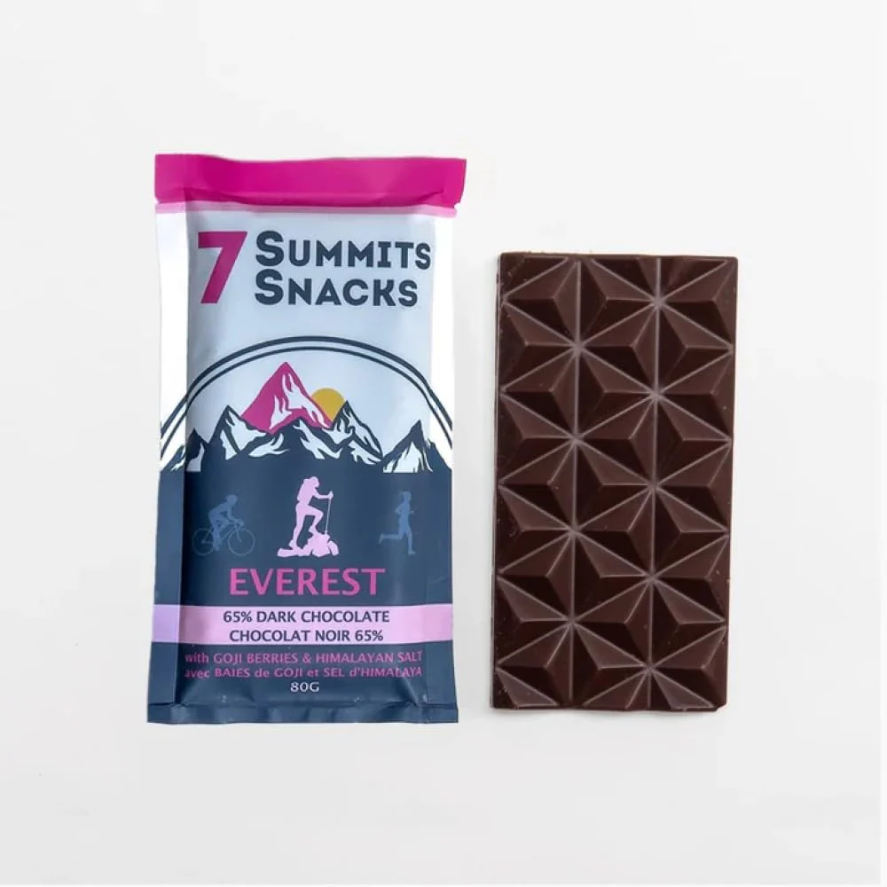 7 Summits Snacks Everest Superfood Chocolate Bar 2 x 80g - Canadian Distribution - Ships Free Within Canada on Orders Above CAD $199 - Image 6