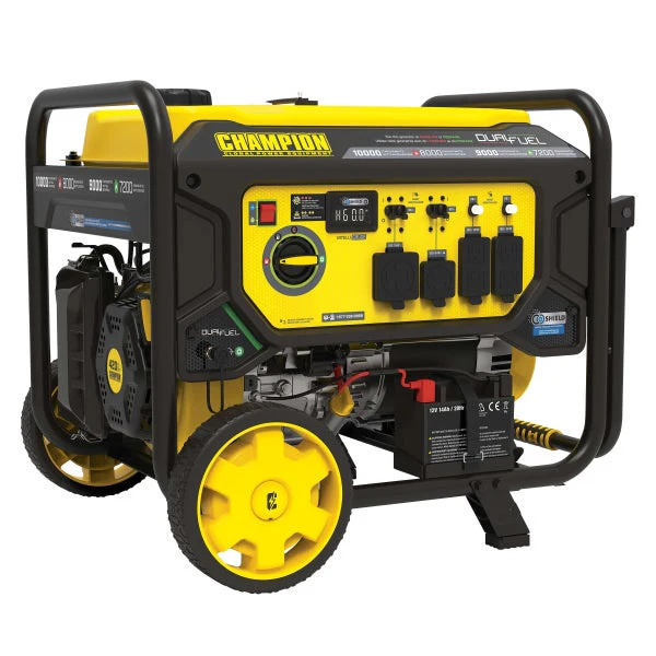 8,000W Running / 10,000W Peak Dual Fuel Generator with CO Shield - Champion - Restaurant Foodservice Equipment and Accessories - Canadian Distribution