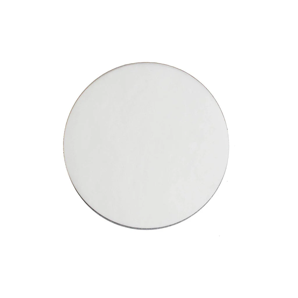 8" Silver Round, 0.08" Thin Cake Board - 50 pieces - Canadian Distribution - Ships Free Within Canada on Orders Above CAD $199