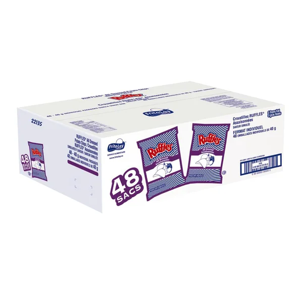 All Dressed Chips - 4 Cases x 48 Packs x 40 g - Ruffles - Canadian Distribution - Ships Free Within Canada on Orders Above CAD $199 - Image 2