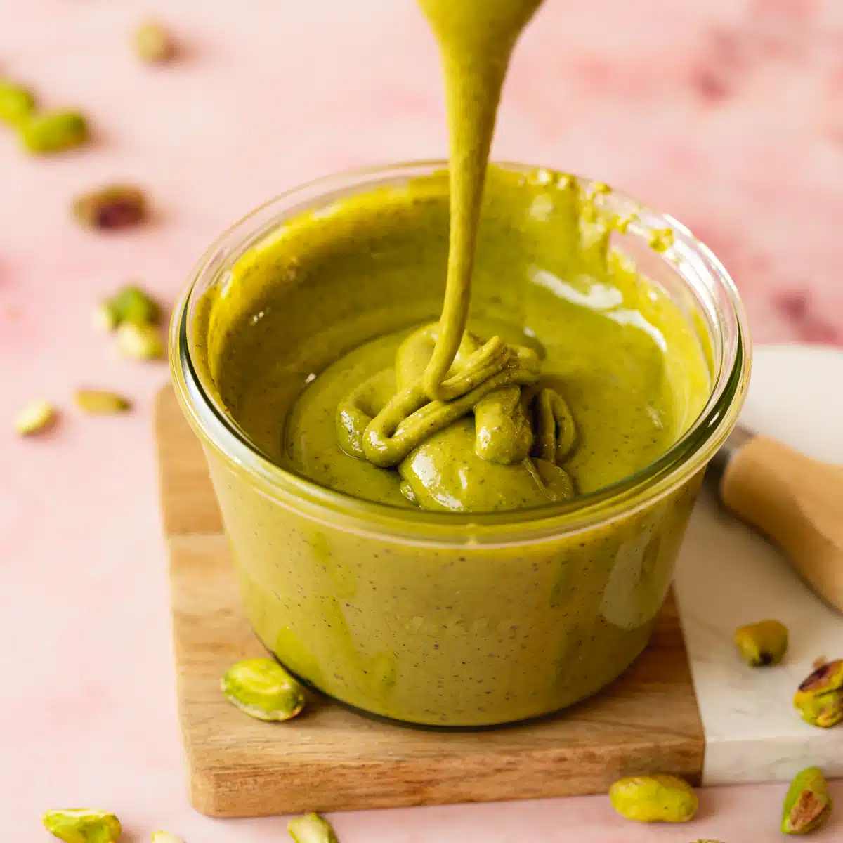 All Natural - Premium Pure Pistachio Butter (aka Pistachio Cream or Filling) - 100% Pure Pistachio Paste - 200g Jar or 5KG Bulk Bucket - For Cooking, Baking, Ice Cream, Gelato, Desserts, Sauce and Toppings - Canadian Distribution - Image 4