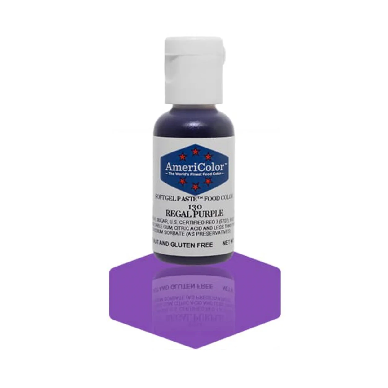 AMERICOLOR Regal Purple – Soft Gel Paste Food Colours, 0.75oz - Canadian Distribution - Ships Free Within Canada on Orders Above CAD $199