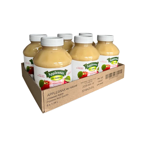Apple Sauce - 4 Cases x 6 Jugs x 1.24 L - Applesnax - Canadian Distribution - Ships Free Within Canada on Orders Above CAD $199 - Image 3