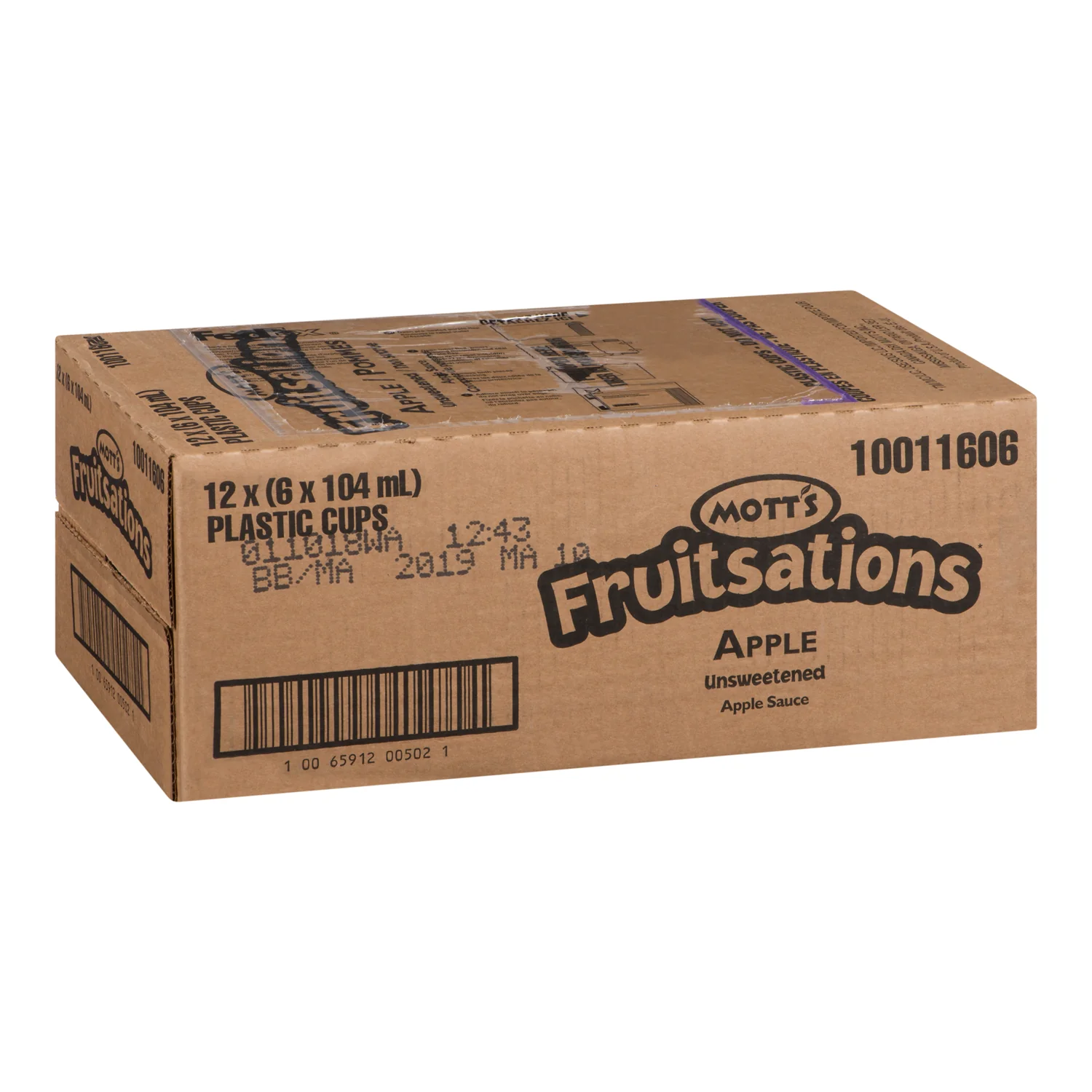 Applesauce Unsweetened - 72 x 104 mL - Fruitsations - Restaurant and Foodservice Ingredients - Canadian Distribution - Ships Free Within Canada on Orders Above CAD $199 - Image 2