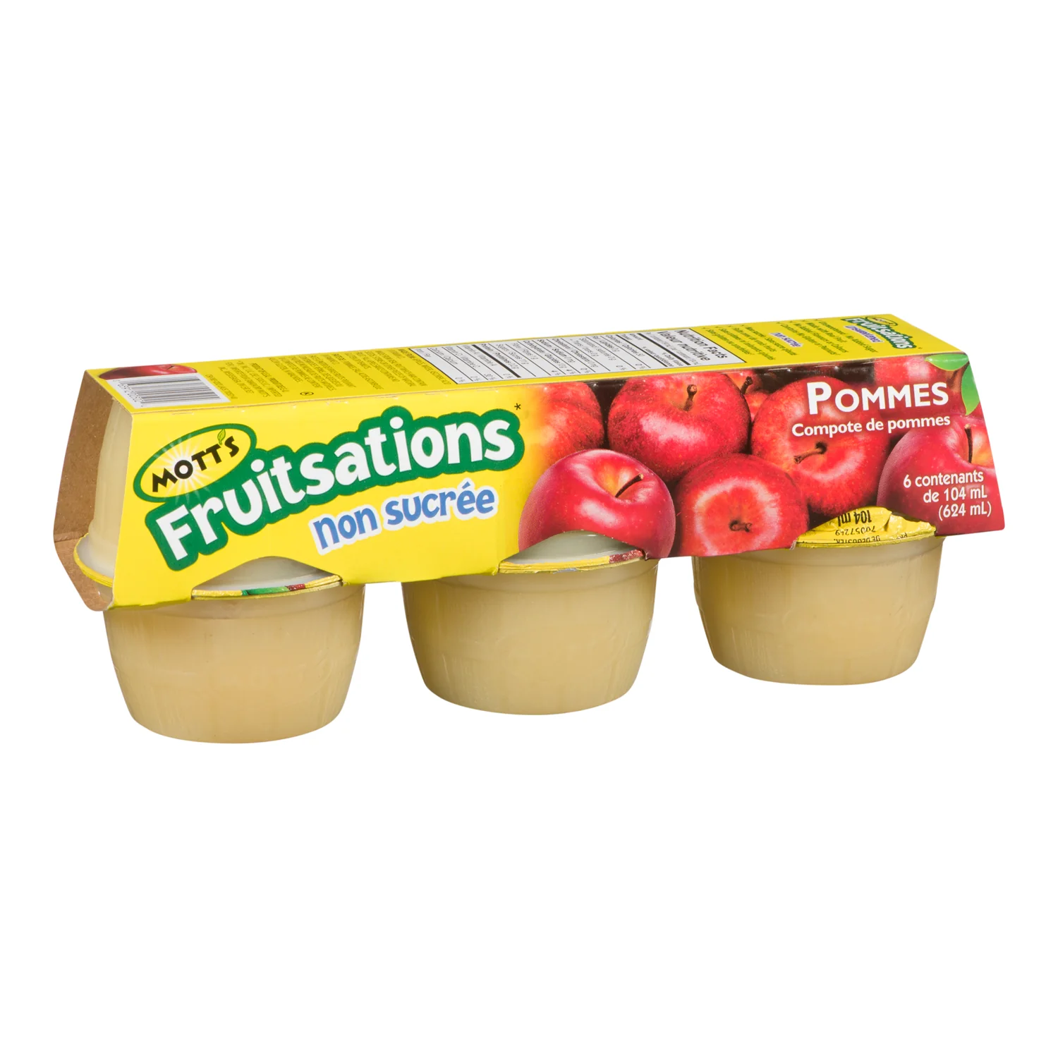 Applesauce Unsweetened - 72 x 104 mL - Fruitsations - Restaurant and Foodservice Ingredients - Canadian Distribution - Ships Free Within Canada on Orders Above CAD $199 - Image 4
