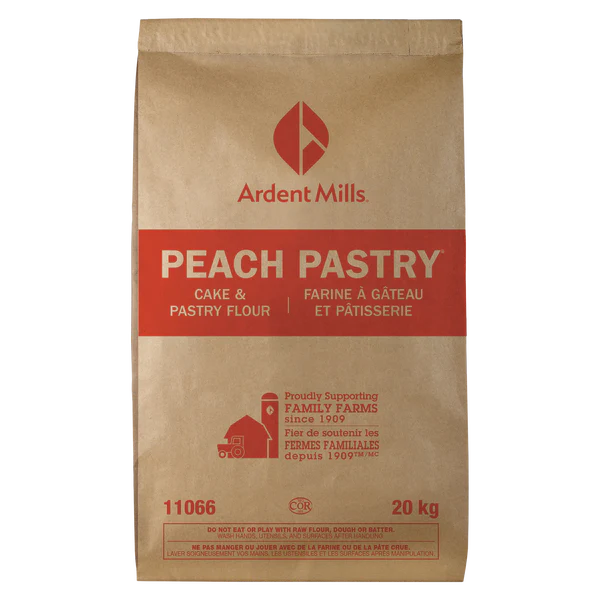 Ardent Mills Peach Pastry Cake and Pastry Flour - 4 x 20 kg - Grocery and Food Items - Canadian Distribution - Ships Free Within Canada on Orders Above CAD $199