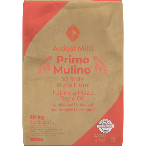 Ardent Mills Primo Mulino Neapolitan-Style Pizza Flour - 4 x 20 kg - Grocery and Food Items - Canadian Distribution - Ships Free Within Canada on Orders Above CAD $199