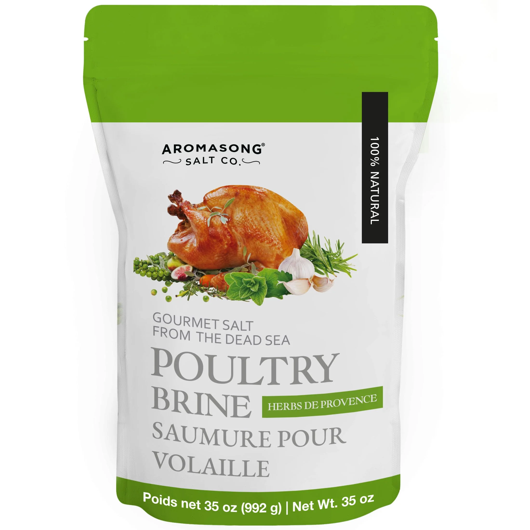 Aromasong โ Turkey Brine โ Herbs de Provence โ 2 lb - Canadian Distribution - Ships Free Within Canada on Orders Above CAD $199