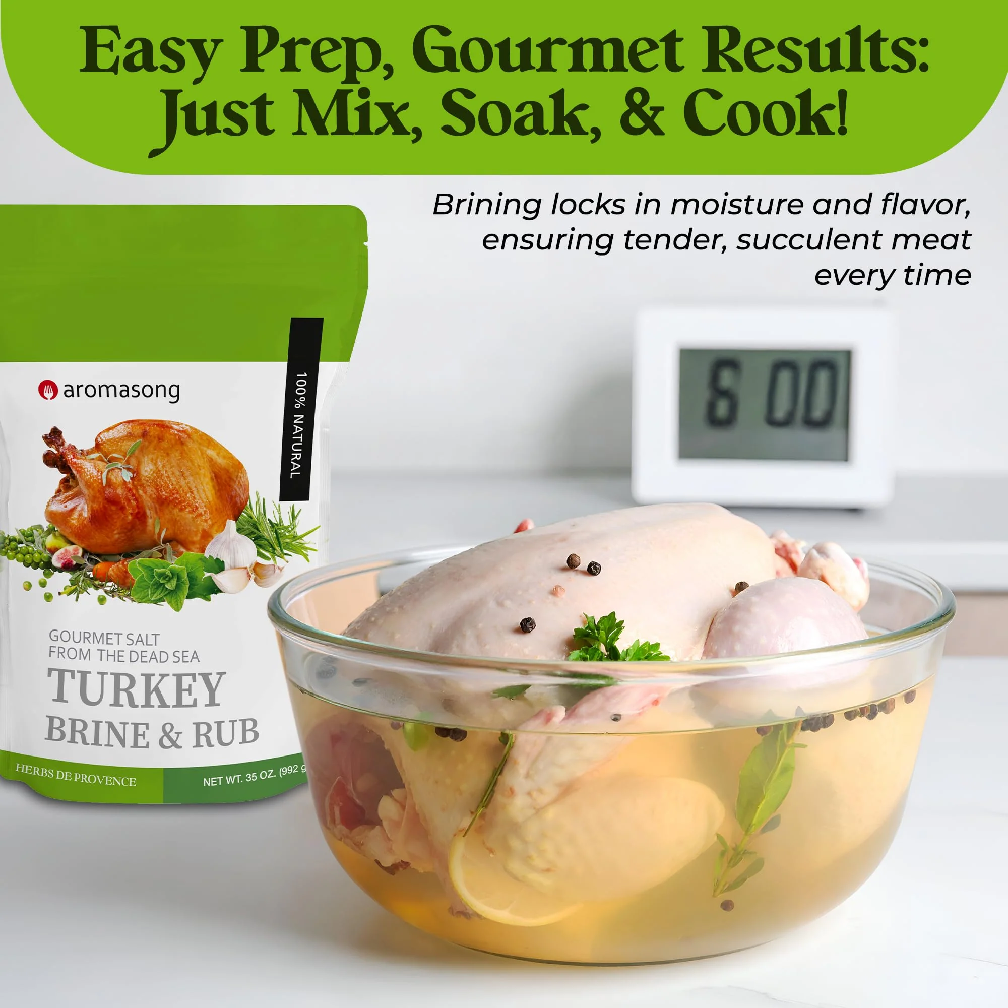 Aromasong โ Turkey Brine โ Herbs de Provence โ 2 lb - Canadian Distribution - Ships Free Within Canada on Orders Above CAD $199 - Image 6