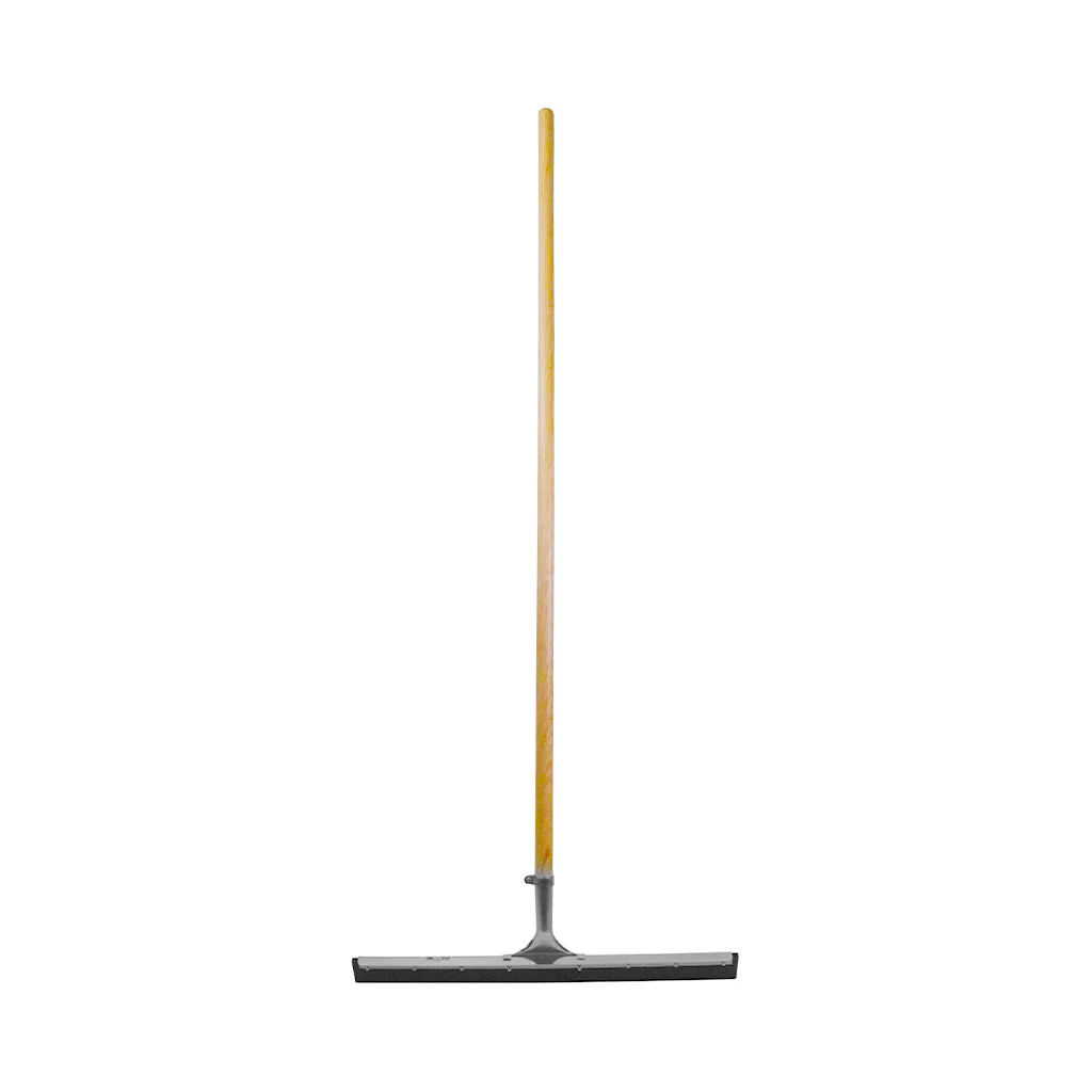 Assembled 24 Inch Straight Squeegee With 54 Inch Tapered Wood Handle - Sold By The Case