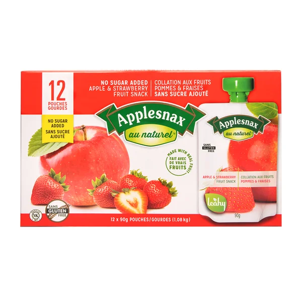Assorted Apple Snack Pack - 4 Cases x 36 Packs x 90 g - Applesnax - Canadian Distribution - Ships Free Within Canada on Orders Above CAD $199 - Image 3
