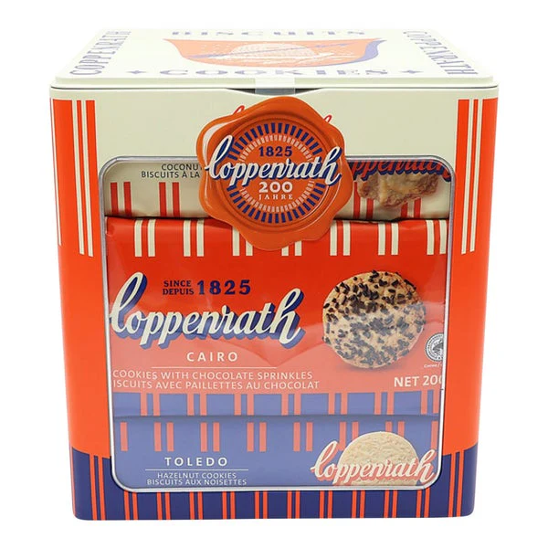 Assorted Cookie Tin - 4 x 1.6 kg - Coppenrath - Canadian Distribution - Ships Free Within Canada on Orders Above CAD $199
