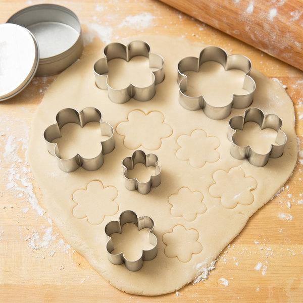 ATECO 7806 Plain Daisy Cutter Set - Stainless Steel, Set of 6 - Canadian Distribution - Ships Free Within Canada on Orders Above CAD $199 - Image 2