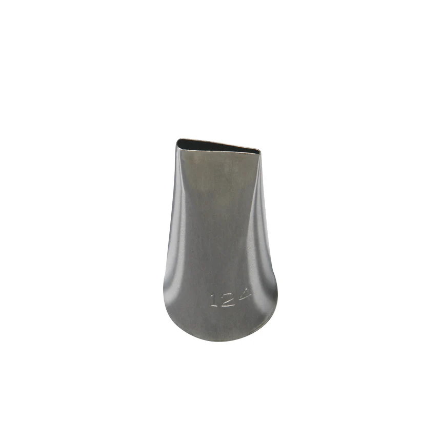 ATECO S/S #124 Medium Petal Piping Tip - Canadian Distribution - Ships Free Within Canada on Orders Above CAD $199