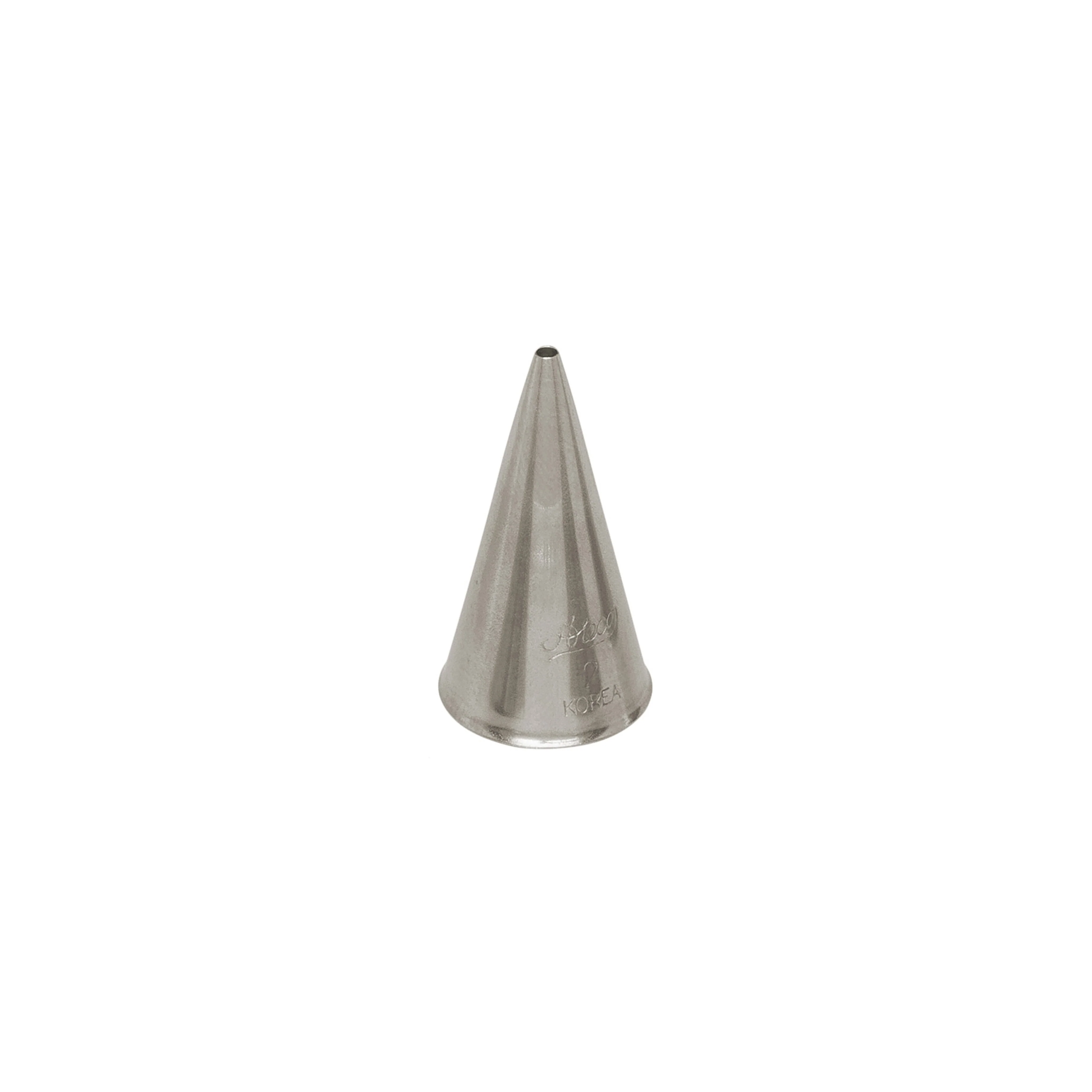 ATECO S/S #2 Plain Round Piping Tip - Canadian Distribution - Ships Free Within Canada on Orders Above CAD $199