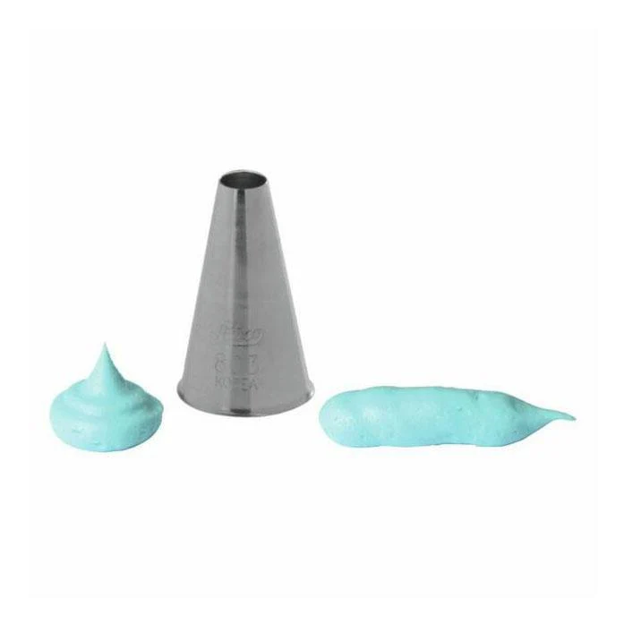 ATECO S/S #802 Plain Round Piping Tip - Canadian Distribution - Ships Free Within Canada on Orders Above CAD $199