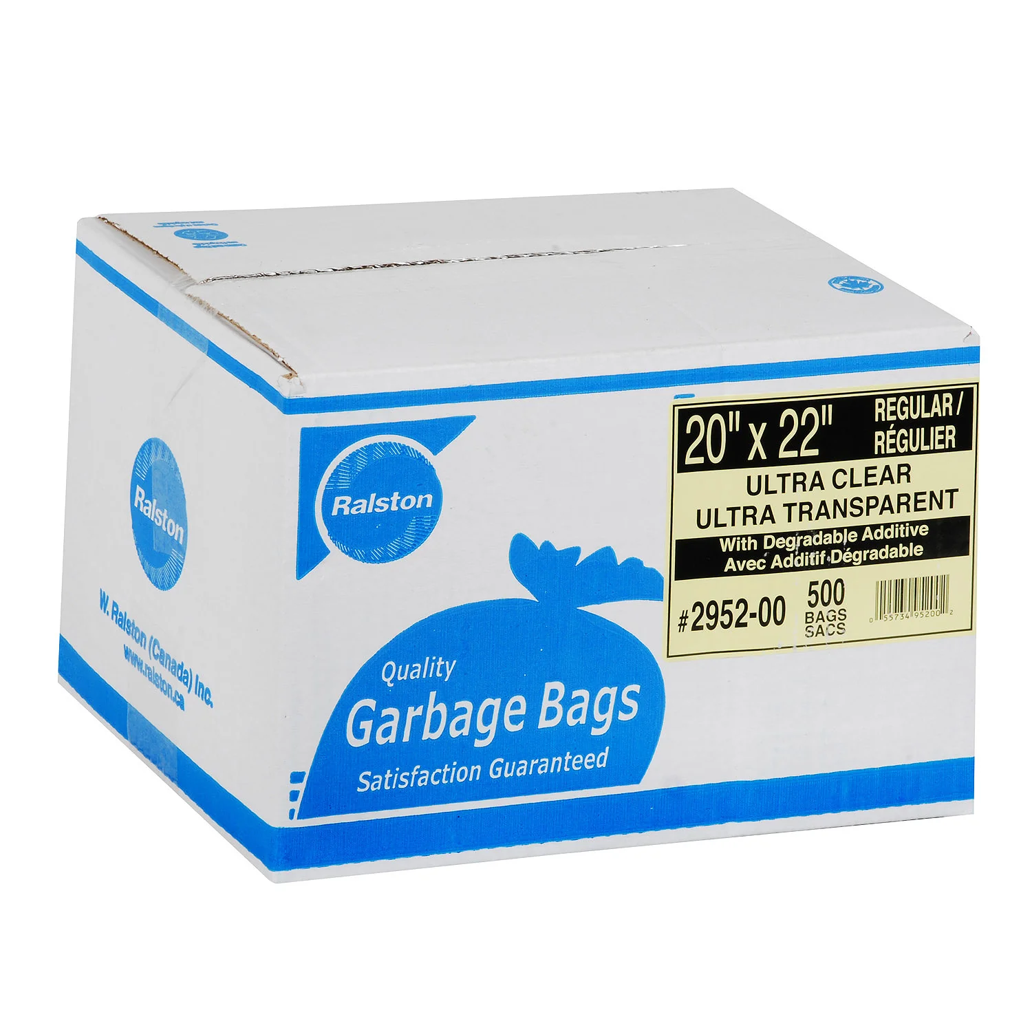 Bag Garbage Regular Clear 20 x 22 - 1 x 500 count - W Ralston - Packaging and Accessories - Restaurant Supplies and Equipment - Canadian Distribution - Image 2
