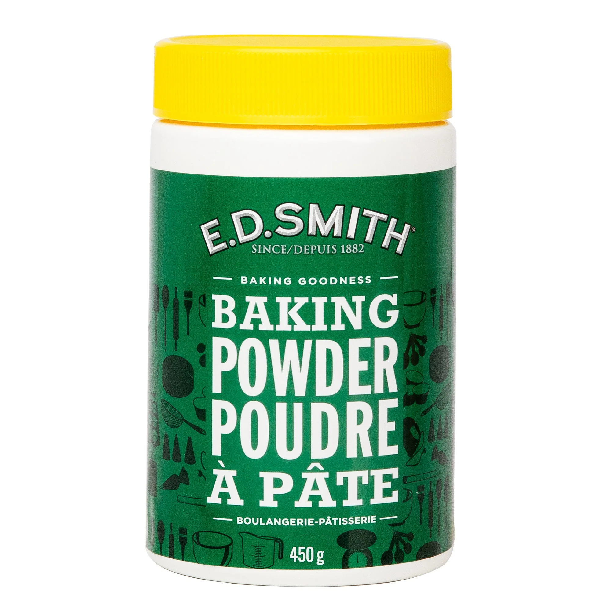 Baking Powder - 4 Cases x 2 Cans x 450 g - E.D. Smith - Canadian Distribution - Ships Free Within Canada on Orders Above CAD $199
