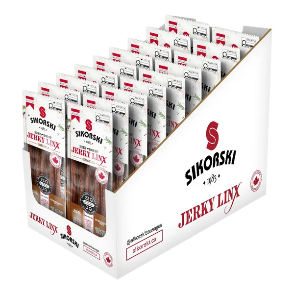 Beef Jerky Linx - 4 Cases x 18 Packs x 65 g - Sikorski - Canadian Distribution - Ships Free Within Canada on Orders Above CAD $199 - Image 2