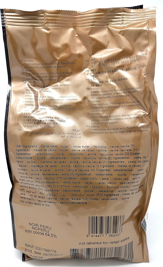 Belcolade Canada - Real Belgian Dark Chocolate - 1KG - By Puratos - Canadian Distribution - Ships Free Within Canada on Orders Above CAD $199 - Image 2