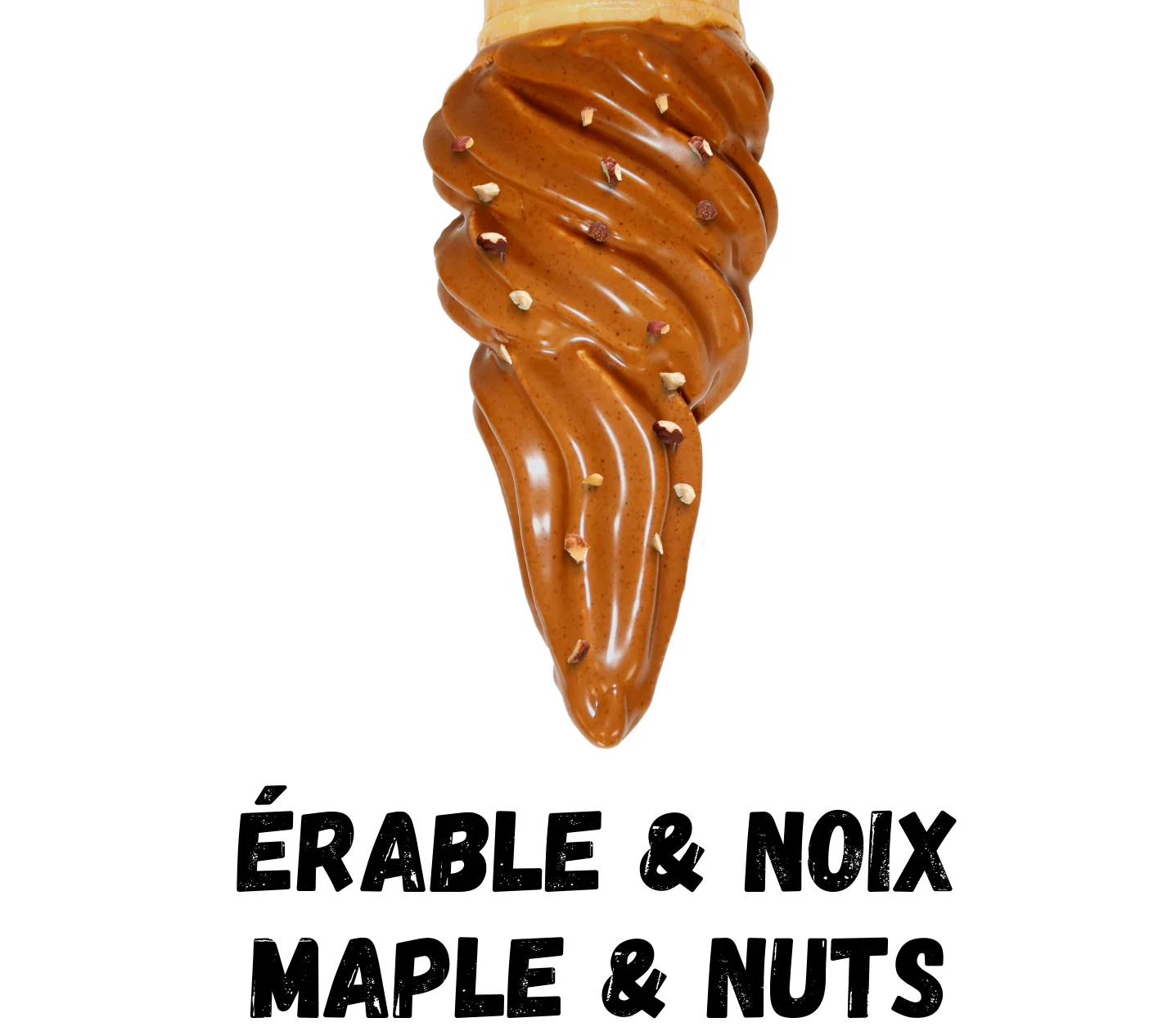 Belgian Maple & Nuts Cone Dip - Case of 6 x 1KG - Canadian Distribution - Ships Free Within Canada on Orders Above CAD $199