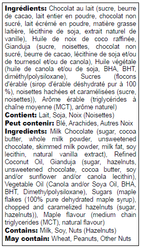 Belgian Maple & Nuts Cone Dip - Case of 6 x 1KG - Canadian Distribution - Ships Free Within Canada on Orders Above CAD $199 - Image 2