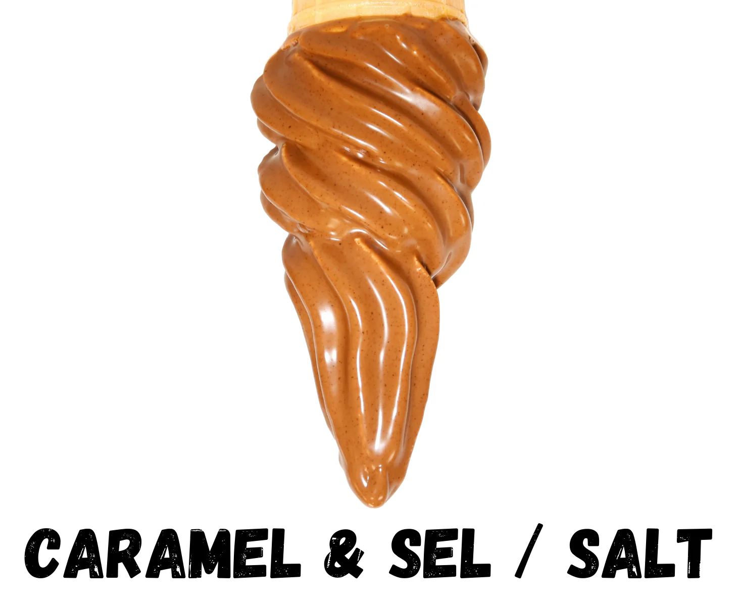 Belgian Salty Caramel Cone Dip - Case of 6 x 1KG - Canadian Distribution - Ships Free Within Canada on Orders Above CAD $199