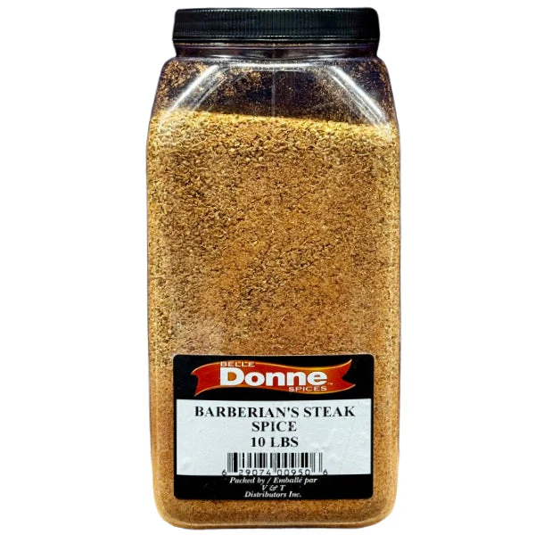 BELLE DONNE - BARBERIANS STEAK HOUSE Seasoning 10LB - Seasonings & Spices - Canadian Distribution - Ships Free Within Canada on Orders Above CAD $199