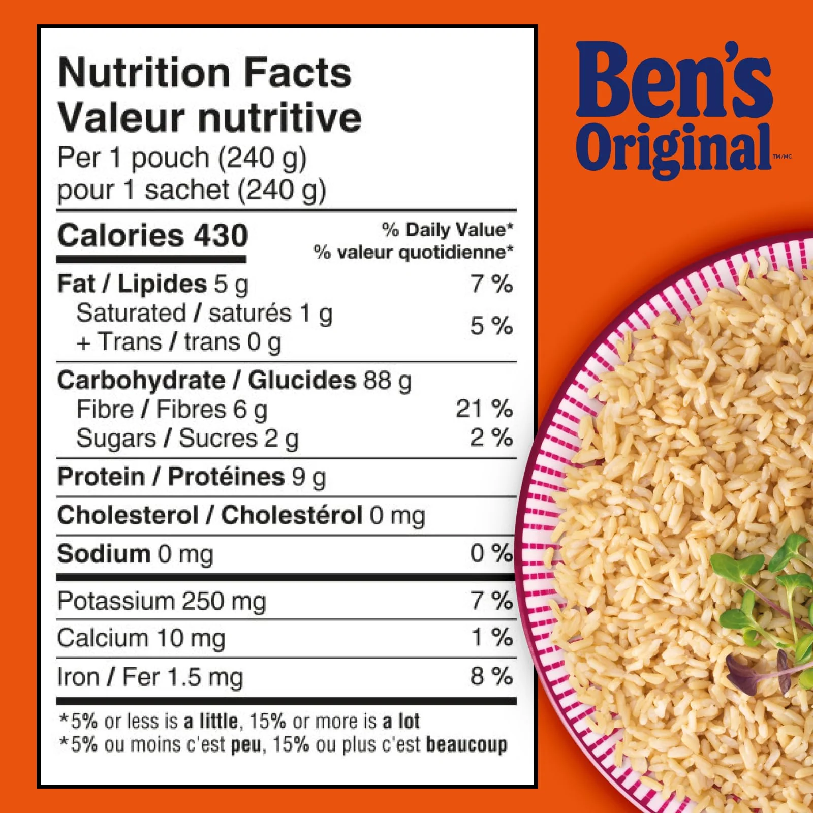 BEN'S ORIGINAL BISTRO EXPRESS Brown Jasmine Rice (2 Packs) - Canadian Distribution - Ships Free Within Canada on Orders Above CAD $199 - Image 2