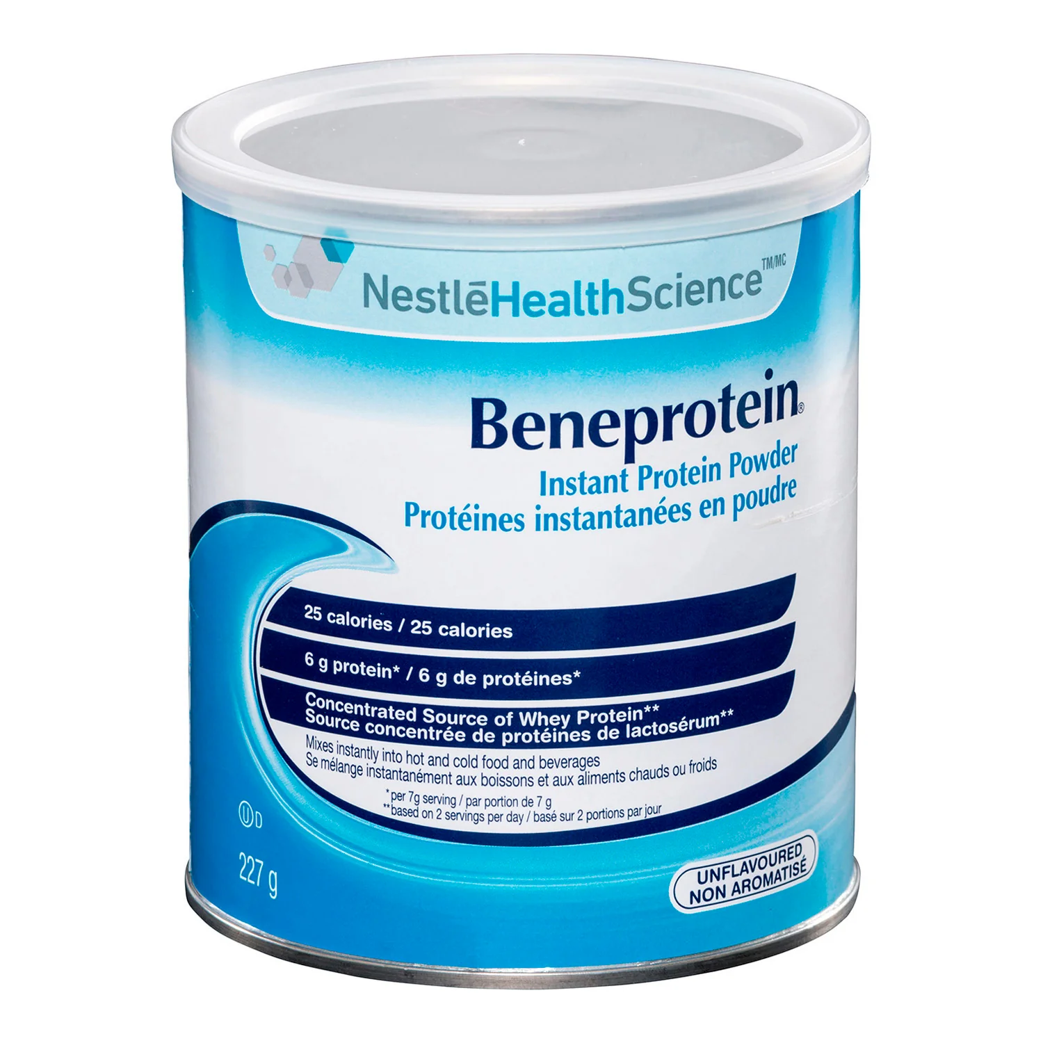 BeneproteinĀ® Instant Protein Powder - 6 x 227 Grams - Nestle Health Science - Healthcare and Wellness - Canada - Ships Free Within Canada on Orders Above CAD $199