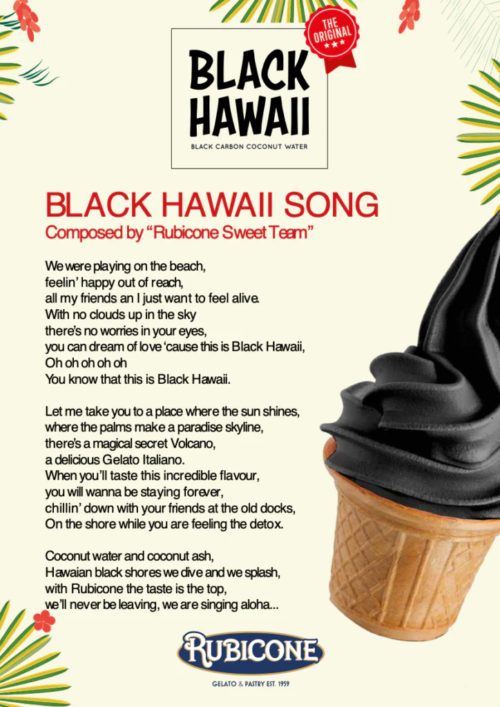 Black Hawaii Ready Base for Gelato & Soft Serve - Case of 8 x 1.45 KG bags - Rubicone Canada - Ships Free Within Canada on Orders Above CAD $199 - Image 5